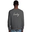 Lucky - "Kiss my Ass" Sweatshirt Grey Melange 4