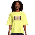 Lucky - "Kiss my Ass" T-shirt Light Yellow 4