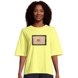 Lucky - "Kiss my Ass" T-shirt Light Yellow 4