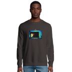 Marvelous - "Web of Colors" Sweatshirt deep charcoal grey XS 3