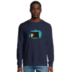Marvelous - "Web of Colors" Sweatshirt French Navy XS 3