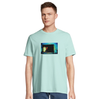 Marvelous - "Web of Colors" T-shirt arctic blue XS 4