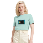Marvelous - "Web of Colors" T-shirt arctic blue XS 6