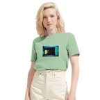 Marvelous - "Web of Colors" T-shirt frozen green XS 6