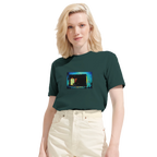 Marvelous - "Web of Colors" T-shirt green empire XS 6