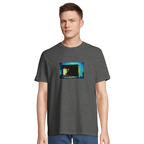 Marvelous - "Web of Colors" T-shirt Grey Melange XS 4