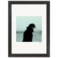 Misty Mind Framed print 21x29.7 cm / 8x12" Black frame 39