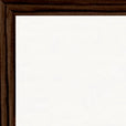 Misty Mind Framed print 70x100 cm / 28x40″ Dark wood frame corner detail