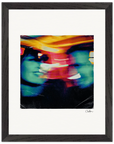 Moving Smiles Framed print 27x35 cm / 11x14″ Black frame