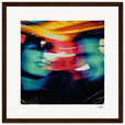 Moving Smiles Framed print 30x30 cm / 12x12″ Dark wood frame