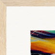 Moving Smiles Framed print 30x30 cm / 12x12″ Wood frame corner detail