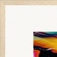 Moving Smiles Framed print 40x50 cm / 16x20″ Wood frame corner detail