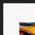 Moving Smiles Framed print 45x60 cm / 18x24″ Black frame corner detail