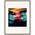 Moving Smiles Framed print 60x80 cm / 24x32″ Dark wood frame