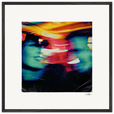 Moving Smiles Framed print 70x70 cm / 28x28″ Black frame