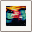 Moving Smiles Framed print 70x70 cm / 28x28″ Dark wood frame