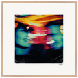 Moving Smiles Framed print 70x70 cm / 28x28″ Wood frame