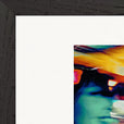 Moving Smiles Framed print 30x40 cm / 12x16″ Black frame corner detail
