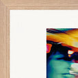 Moving Smiles Framed print 30x40 cm / 12x16″ Wood frame corner detail