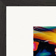 Moving Smiles Framed print 40x50 cm / 16x20″ Black frame corner detail