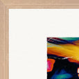 Moving Smiles Framed print 40x50 cm / 16x20″ Wood frame corner detail
