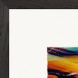 Moving Smiles Framed print 50x50 cm / 20x20″ Black frame corner detail