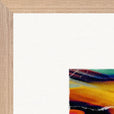 Moving Smiles Framed print 50x50 cm / 20x20″ Wood frame corner detail