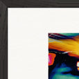 Moving Smiles Framed print 60x80 cm / 24x32″ Black frame corner detail