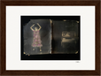 Never too Late Framed print 13x18 cm / 5x7″ Dark wood frame