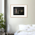 Never too Late Framed print 13x18 cm / 5x7″ White frame 5