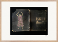 Never too Late Framed print 13x18 cm / 5x7″ White frame 1