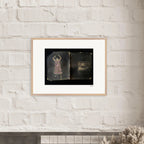 Never too Late Framed print 13x18 cm / 5x7″ White frame 2