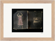 Never too Late Framed print 21x29.7 cm / 8x12" Wood frame 26