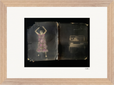 Never too Late Framed print 21x29.7 cm / 8x12" Wood frame 26