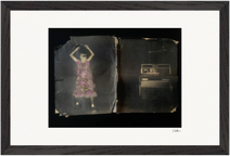 Never too Late Framed print 28x43 cm / XL (11x17″) Black frame 45