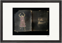 Never too Late Framed print 30x40 cm / 12x16″ Black frame 47