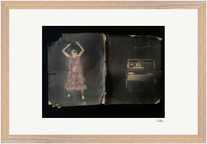 Never too Late Framed print 30x40 cm / 12x16″ Wood frame 30