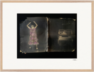Never too Late Framed print 45x60 cm / 18x24″ Wood frame 34