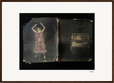 Never too Late Framed print 50x70 cm / 20x28″ Dark wood frame