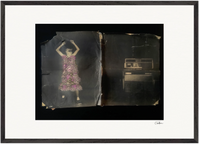 Never too Late Framed print 60x80 cm / 24x32″ Black frame 54
