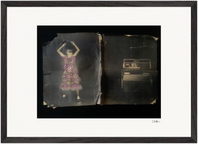 Never too Late Framed print 60x90 cm / 24x36″ Black frame 55