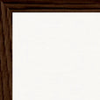 Never too Late Framed print 60x90 cm / 24x36″ Dark wood frame corner detail