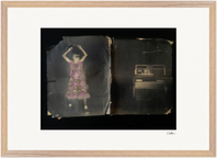 Never too Late Framed print 60x90 cm / 24x36″ Wood frame 38