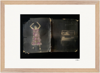 Never too Late Framed print 70x100 cm / 28x40″ Wood frame 39