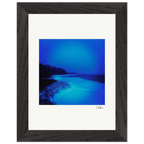 Nocturne Velvet Framed print 15x20 cm / 6x8″ Black frame 36