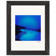 Nocturne Velvet Framed print 15x20 cm / 6x8″ Black frame 36