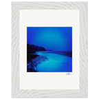 Nocturne Velvet Framed print 15x20 cm / 6x8″ White frame 6