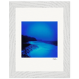 Nocturne Velvet Framed print 15x20 cm / 6x8″ White frame 6