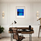 Nocturne Velvet Framed print 15x20 cm / 6x8″ White frame 3