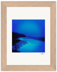 Nocturne Velvet Framed print 15x20 cm / 6x8″ Wood frame 22